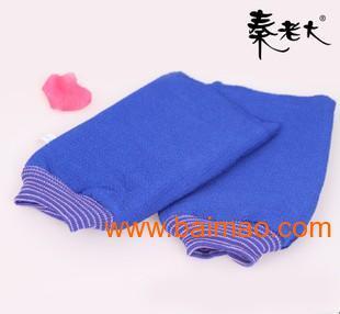 秦老大搓澡巾 石家庄秦泰针纺织品的专业生产与批发
